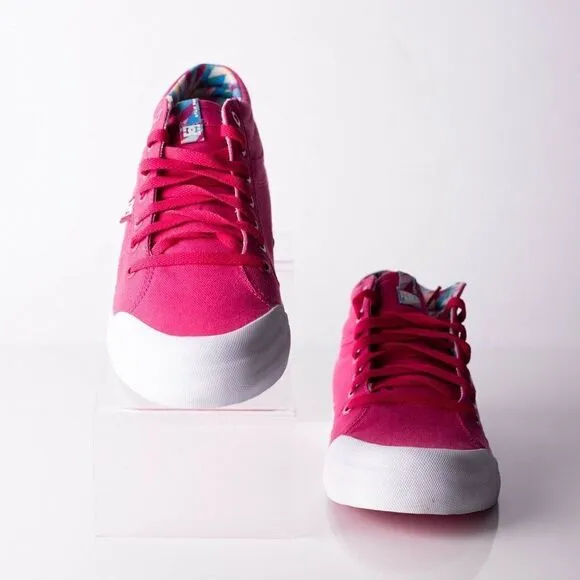 DC Evan Hi Sp Kids Youth Raspberry Skateboard Shoe
