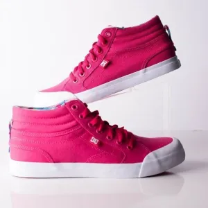 DC Evan Hi Sp Kids Youth Raspberry Skateboard Shoe