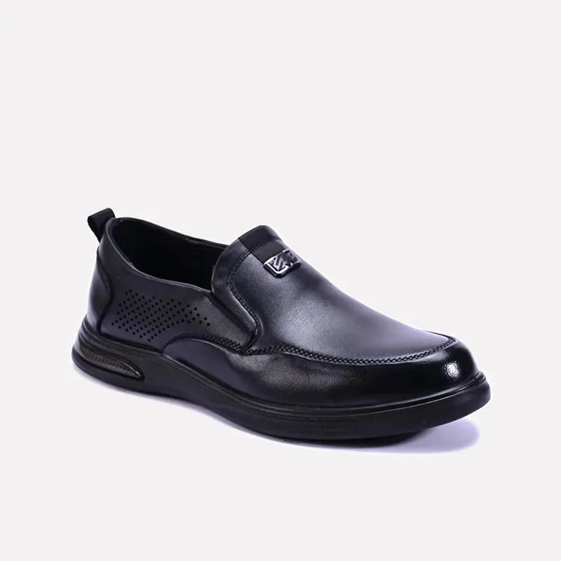 Desmond Black Slip On Casual Shoes 0160470