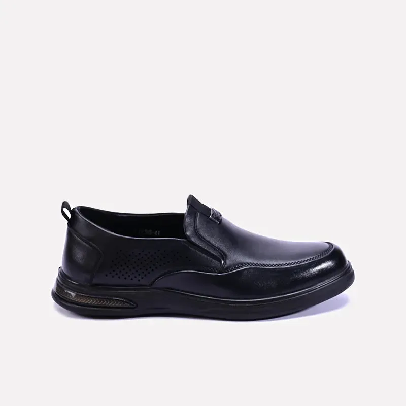 Desmond Black Slip On Casual Shoes 0160470