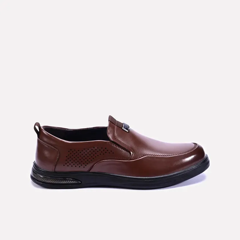 Desmond Brown Slip On Casual Shoes 0160470