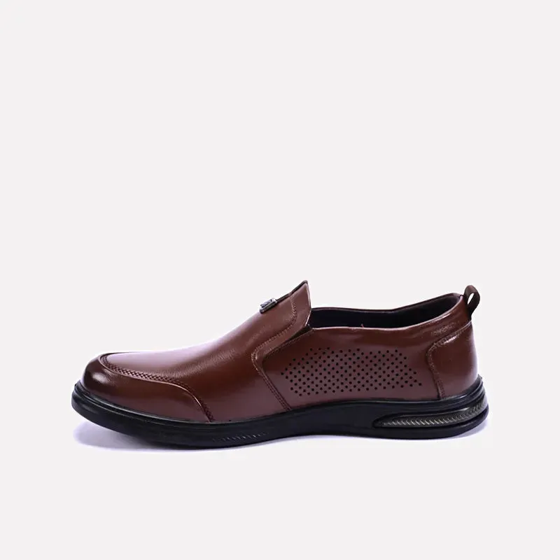 Desmond Brown Slip On Casual Shoes 0160470