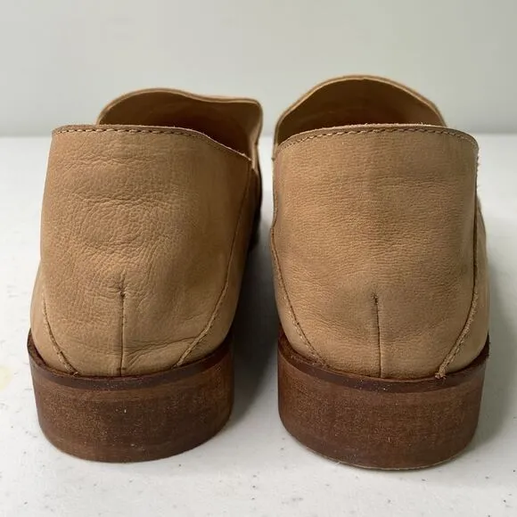 Diba True No Evidence Leather Basket Weave Loafer Shoes 11218 Low Heel Pointy