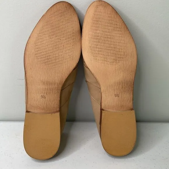 Diba True No Evidence Leather Basket Weave Loafer Shoes 11218 Low Heel Pointy