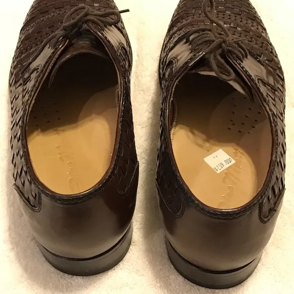 Dino Monti 9D Brown Weave Loafers
