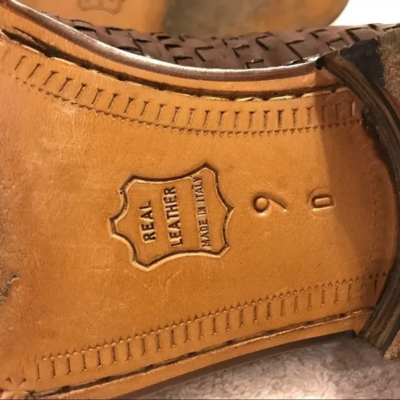Dino Monti 9D Brown Weave Loafers