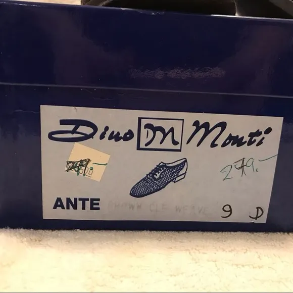 Dino Monti 9D Brown Weave Loafers