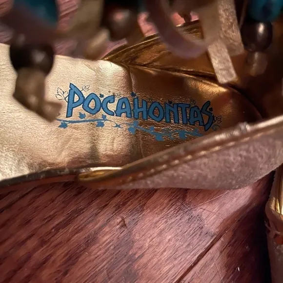 Disney Pocahontas Dress Up Shoes - Size 9/10