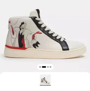 Disney X Coach Curella Clip Hightop Tennis Shoes New Limited  Size 7.5