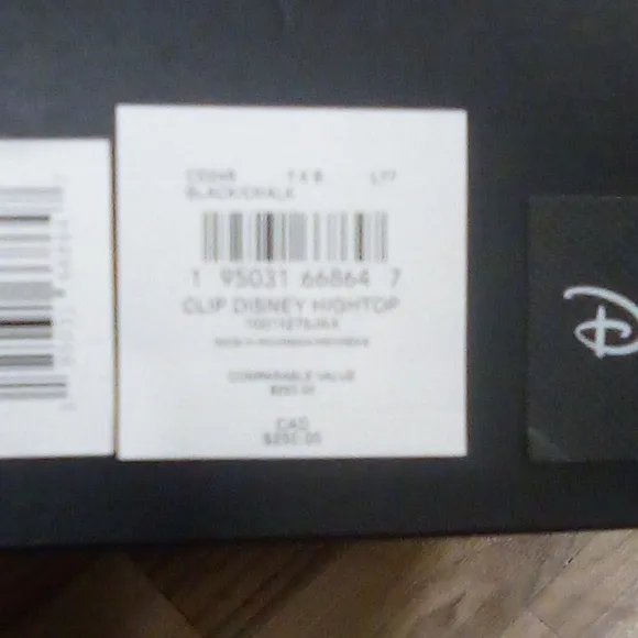 Disney X Coach Curella Clip Hightop Tennis Shoes New Limited  Size 7.5