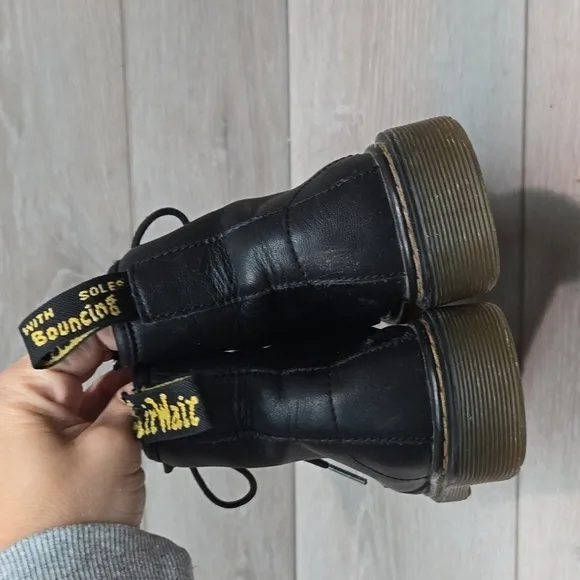 Doc Dr.Martens Kids  Ankle Tractor Platform Chunky Leather Boots shoes 2