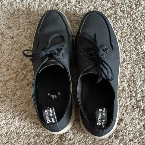 Doc Marten Walden Black Casual Lace Up Shoe Platform Size 10