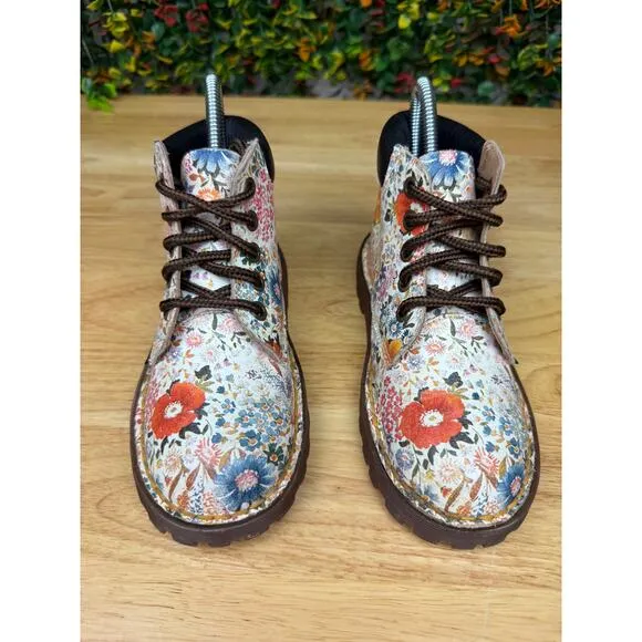 Doc Martens The Original New England Floral Vintage Boots Preschool Kids 11