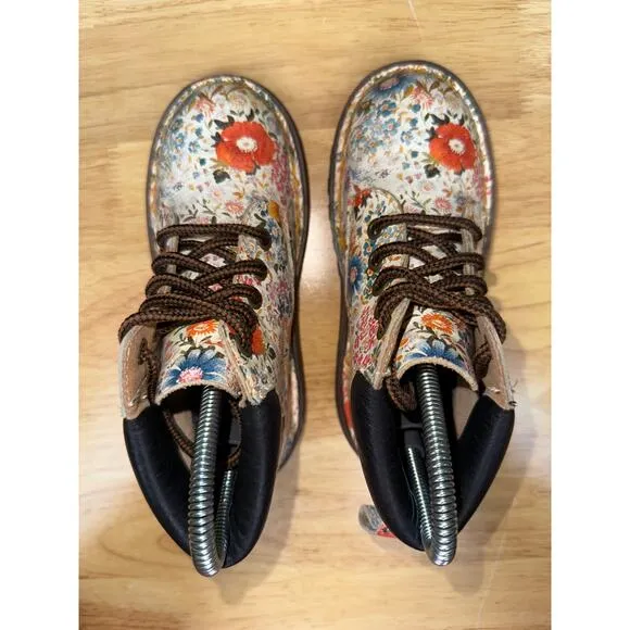 Doc Martens The Original New England Floral Vintage Boots Preschool Kids 11
