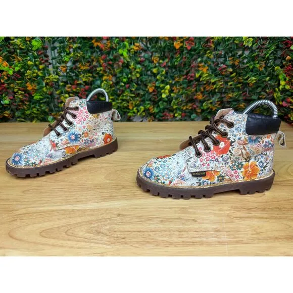 Doc Martens The Original New England Floral Vintage Boots Preschool Kids 11
