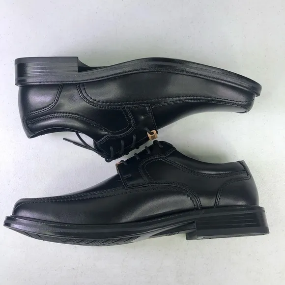 Dockers Black Leather Manvel Oxford Dress Shoes