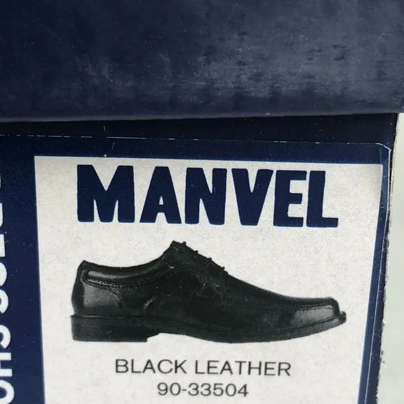 Dockers Black Leather Manvel Oxford Dress Shoes