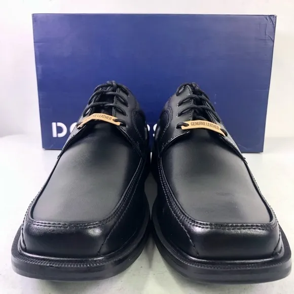 Dockers Black Leather Manvel Oxford Dress Shoes