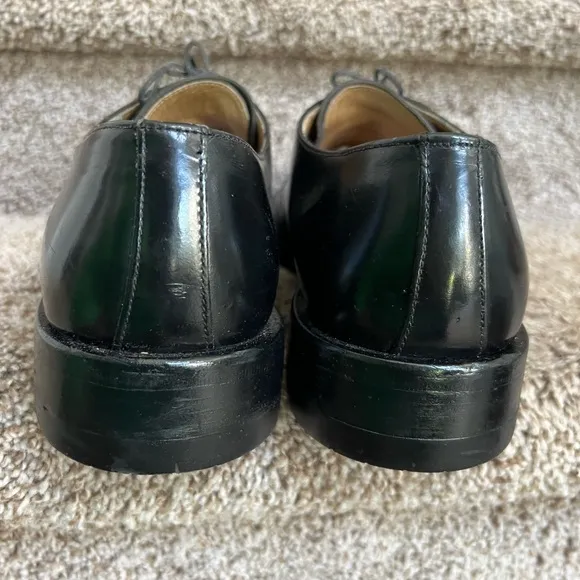 Dolce &amp; Gabbana Black Leather Oxford Shoes