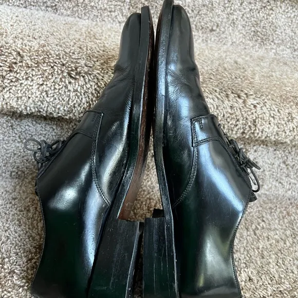Dolce &amp; Gabbana Black Leather Oxford Shoes