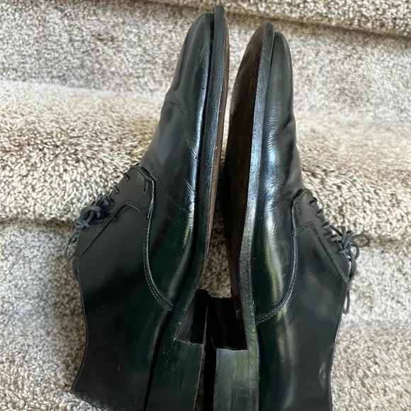 Dolce &amp; Gabbana Black Leather Oxford Shoes