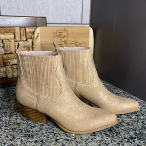 Dolce Vita Stana Rose Gold Metallic Stella Boots Size 8 New