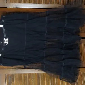 Dolls Kill X Hello Kitty Black Tulle Semi Sheer Skirt Sz 2X