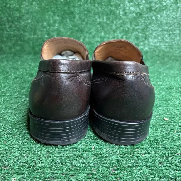 Donald J Pliner Brown Leather Horsebit Loafer Dress Shoes Mens Size 10 M