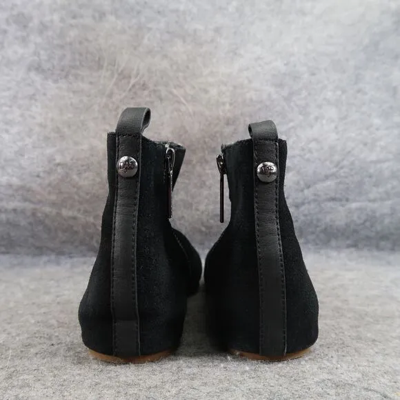 Donald Pliner Shoes Womens 6 Bootie Minimalist Classic Belle Leather Gore Black
