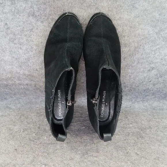 Donald Pliner Shoes Womens 6 Bootie Minimalist Classic Belle Leather Gore Black