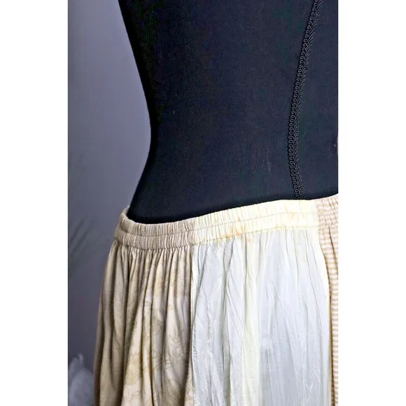 Double D Ranch Patchwork Pleated Maxi A Line size M