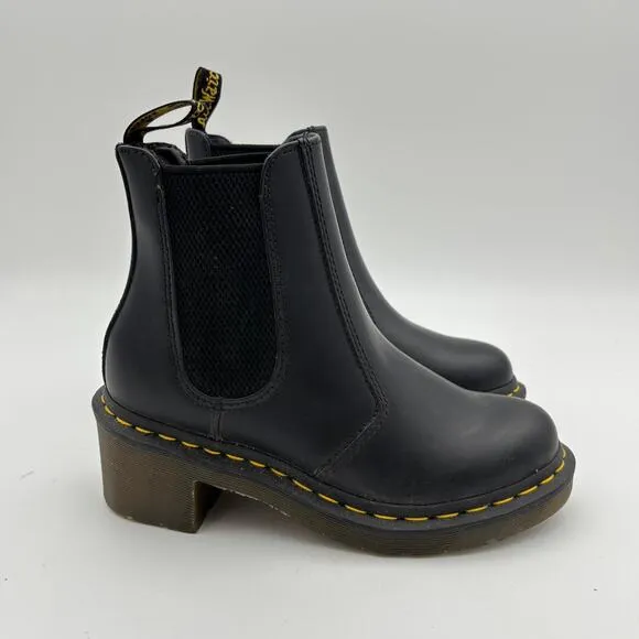 Dr. Doc Martens Cadence Heeled Chelsea Boots Women's 6 Boho Grunge