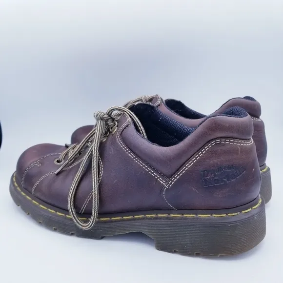 Dr. Martens 12312 Men's Brown Leather Chunky Y2K Oxford Shoes AW004 size 12