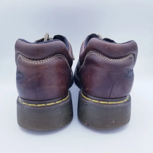 Dr. Martens 12312 Men's Brown Leather Chunky Y2K Oxford Shoes AW004 size 12