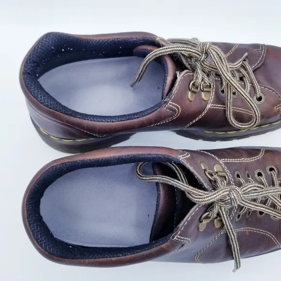 Dr. Martens 12312 Men's Brown Leather Chunky Y2K Oxford Shoes AW004 size 12