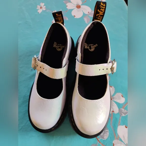 Dr. Martens Bex Mary Jane Pearl Shoes Size 2