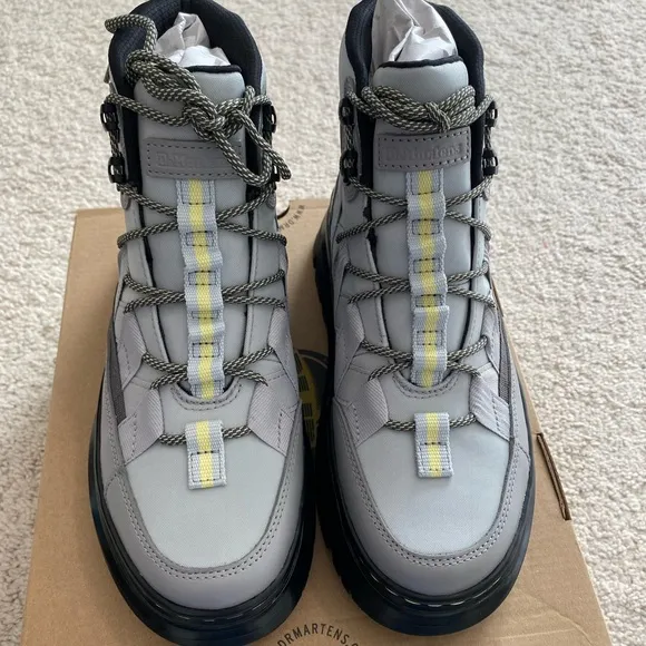 Dr. Martens Boury Hiker Boot NIB Size US 7/UK 5 - Mid Grey