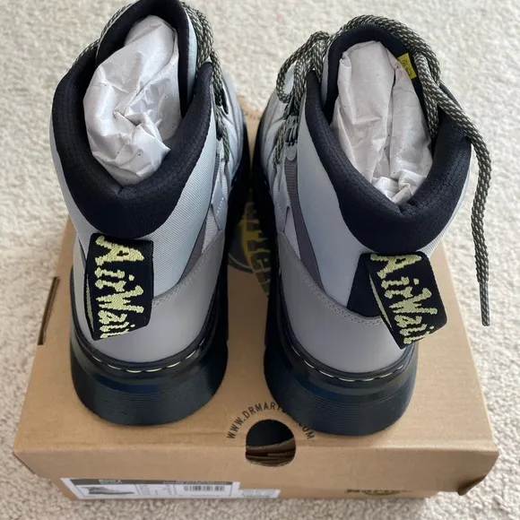 Dr. Martens Boury Hiker Boot NIB Size US 7/UK 5 - Mid Grey