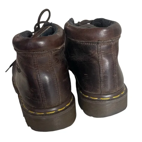 DR MARTENS Brown Leather Chukka Boots 8097 Made In England Mens Size 7 VINTAGE
