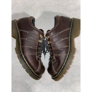 Dr. Martens Fashion Shoes Men’s Size 8 Medium Brown Leather Lace Up Lug Sole