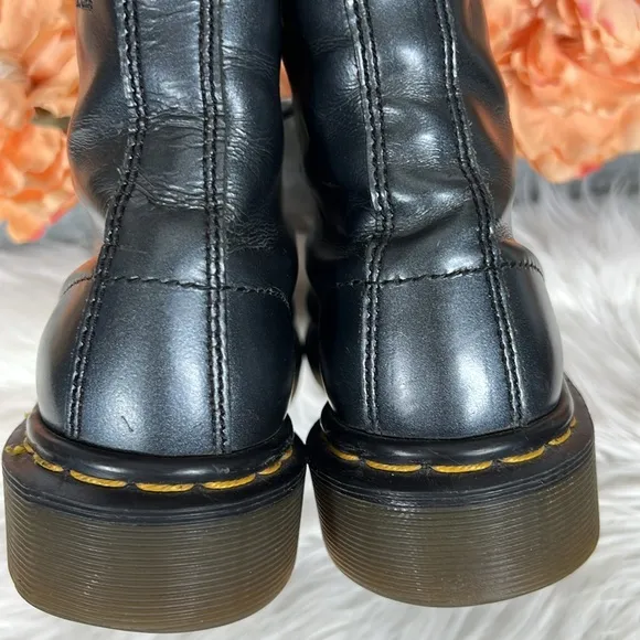 Dr. Martens Graphite Made in England 8 Eye Boots UK Size 4/US Size 6