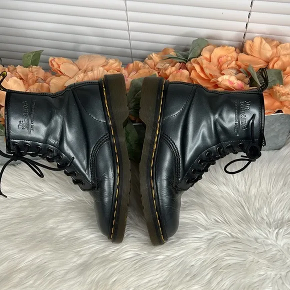 Dr. Martens Graphite Made in England 8 Eye Boots UK Size 4/US Size 6