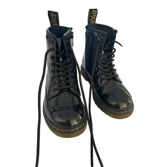 Dr. Martens Kids 1460 patent leather ankle boots sz11