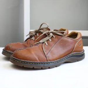 Dr. Martens Men's Split Toe Chunky Cognac Brown Leather Oxford Shoes 11232 Sz12