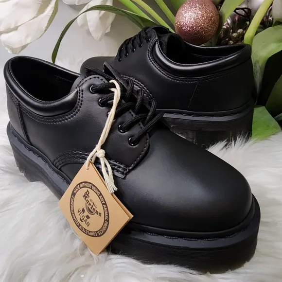 Dr. Martens platform 31176001 V 8053 Quad Mono shoes women9 new