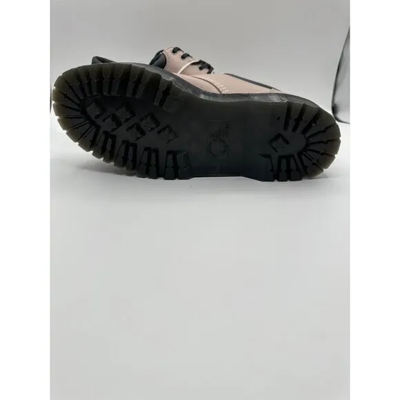 Dr. Martens Unisex 8053 Quad Oxford Smooth Leather Taupe and Taupe Size 11/12