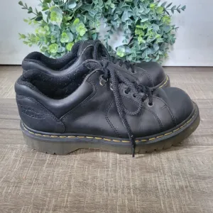 Dr. Martens Vintage 8312 Chunky Black Leather Oxford Shoes Mens 10 Womens 11