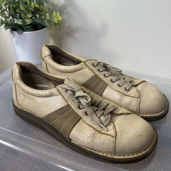 Dr. Martens Vintage Airwair‎ Chunky Leather Oxford Bowling Shoes Crackle Leather