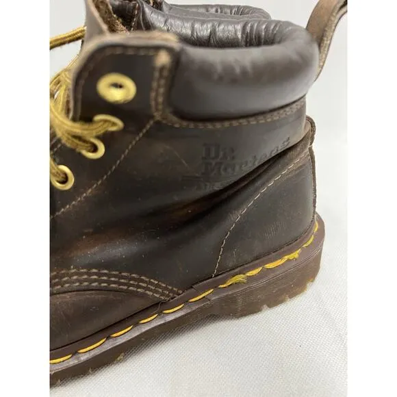 Dr Martens Vintage Chunky Sole England Made Leather Boots Size 9