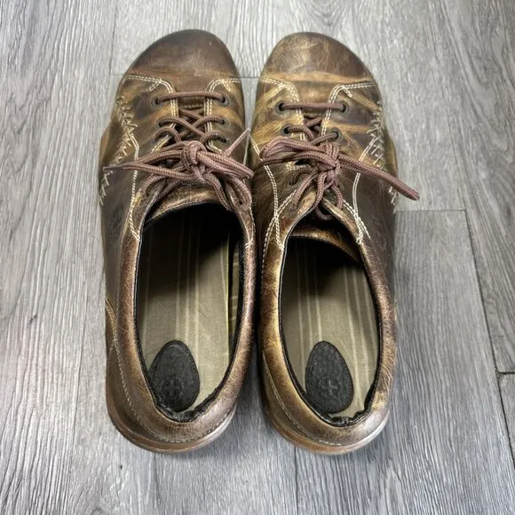 Dr. Martens Vintage Shoes Men's 13M Brown Leather Oxford Lace Up Chunky